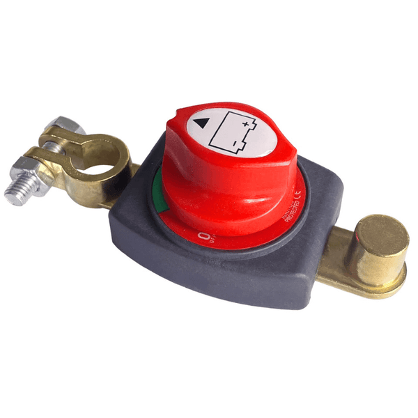 Battery Disconnect Switch 12-48V - Power Cut Master Isolator for Cars, RVs & Boats