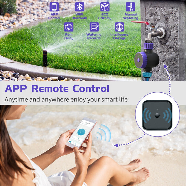WiFi Bluetooth Sprinkler Timer - Smart Watering System