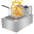 Stainless Steel Electric Fryer - 6L Capacity, 2500W