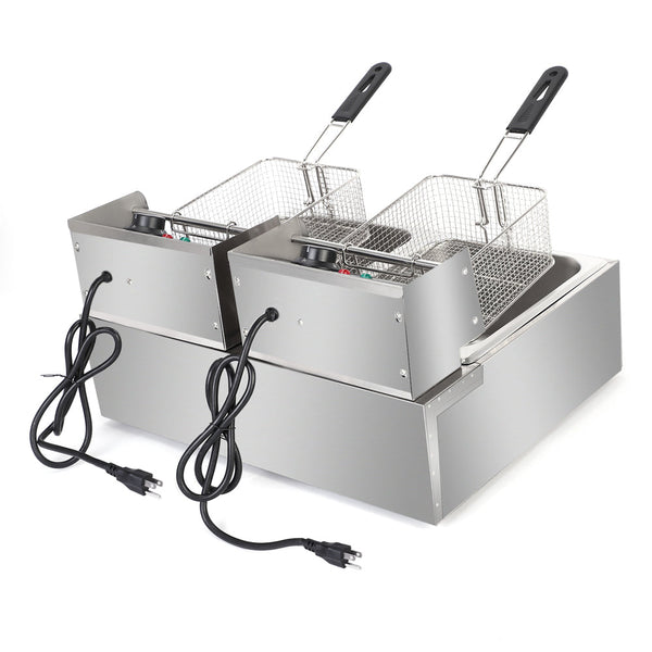 Electric Fryer - Stainless Steel, 12L Capacity, EH82 5000W