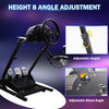 Adjustable Racing Steering Wheel Stand - Compatible with Logitech & Thrustmaster