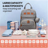 3-in-1 Diaper Bag Backpack - Foldable Bed & Mosquito Net