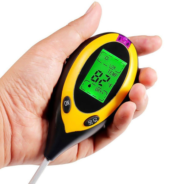 Soil pH Meter - 4 in 1 Soil pH, Temperature, Moisture and Sun light Meter