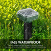 Outdoor Waterproof Solar Mole Snake and Mouse Repellent, 4 Pcs