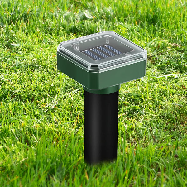 Outdoor Waterproof Solar Mole Snake and Mouse Repellent, 4 Pcs
