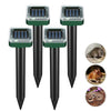 Outdoor Waterproof Solar Mole Snake and Mouse Repellent, 4 Pcs