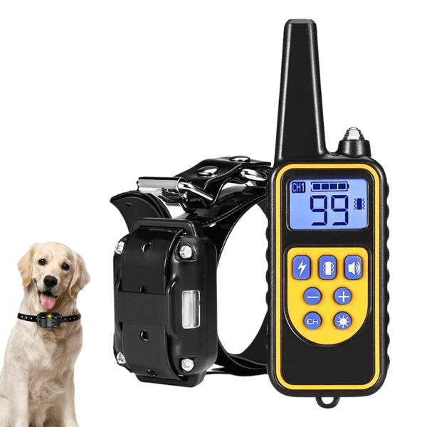 800m Waterproof Rechargeable Dog Training Collar with Remote Control