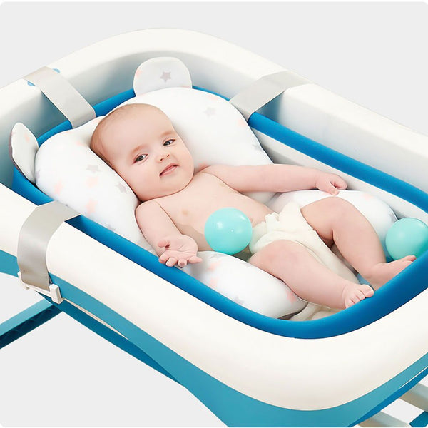 Premium Portable Baby Bathtub Cushion - Anti-Slip & Soft