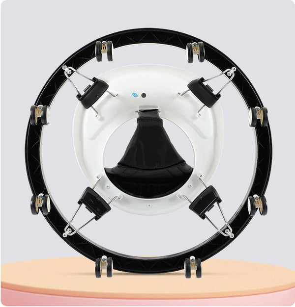 Safe Baby Walker Anti Rollover - Adjustable, Foldable & Comfortable