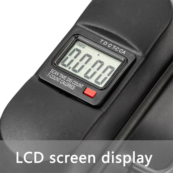 Foldable Under Desk Stationary Exercise Bike, Black