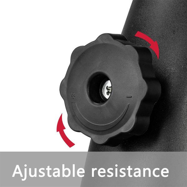 Foldable Under Desk Stationary Exercise Bike, Black