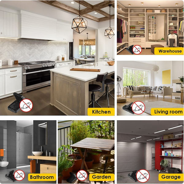 Quick Effective Sanitary Safe Mouse Trap, 6 Pack