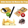 HUMANE Mouse Rat Rodent Trap - Flip & Slide 5 Gallon Bucket Lid Multi Catch Rodent Trap