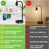 Set of 2 Industrial Touch Control Table Lamps