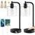 Set of 2 Industrial Touch Control Table Lamps