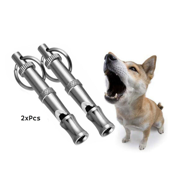 Ultrasonic Dog Whistle with Adjustable Pitch for Safe Pet Training, 2Pcs