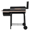 High-Temperature Oil Drum Charcoal Furnace - 15cm Diameter, Plastic Wheels