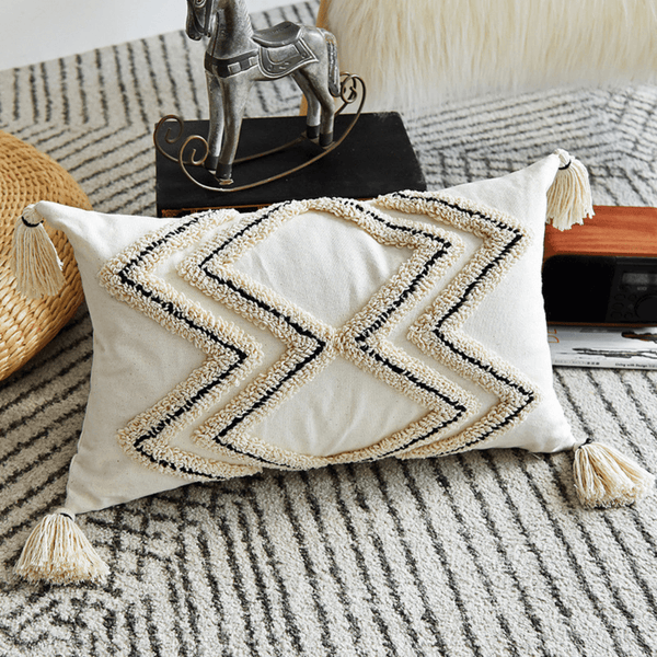 Moroccan Style Decorative Cozy Pillow Cover