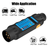7 Pin Round Plug Socket 12V Trailer Tester – Quick, Accurate Wiring Diagnosis for Cars, Trucks, RVs & Trailers