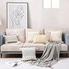 Geometric boho-style pillowcases