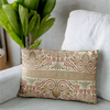Green aesthetic shape Sofa Pillow Cover