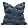 Blue Luxury Sofa Pillow Cover