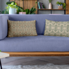 Green aesthetic shape Sofa Pillow Cover