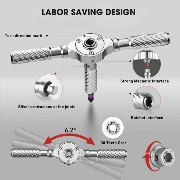 24-in-1 & 66-in-1 Magnetic Ratchet Screwdriver Set – Precision Repair & DIY Tool Kit