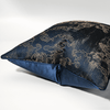 Blue Luxury Sofa Pillow Cover