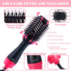 3-in-1 Hair Dryer Brush Styler | Volumizing, Straightening, Curling | Negative Ion Ceramic | Salon Quality