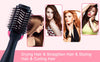 3-in-1 Hair Dryer Brush Styler | Volumizing, Straightening, Curling | Negative Ion Ceramic | Salon Quality