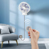 Devitco Compact 8-Inch Wall Mount Fan with Remote Control