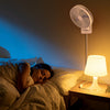 Devitco Compact 8-Inch Wall Mount Fan with Remote Control