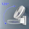 Devitco Compact 8-Inch Wall Mount Fan with Remote Control