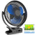 Devitco 8-Inch Battery Operated Clip on Portable Fan