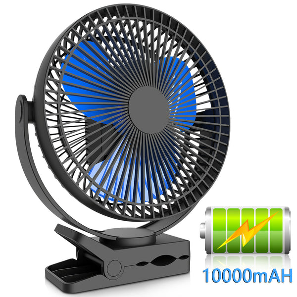 Devitco 8-Inch Battery Operated Clip on Portable Fan