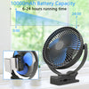 Devitco 8-Inch Battery Operated Clip on Portable Fan