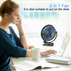 Devitco 8-Inch Battery Operated Clip on Portable Fan