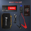 DBPOWER G15 Jump Starter: 2750A Peak, 76.96Wh, Portable Car Booster Pack