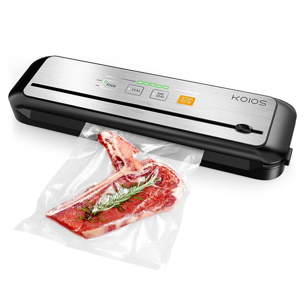 KOIOS Vacuum Sealer: 86Kpa Auto Food Sealer, Cutter, Pulse Function, Compact Design, VS6621