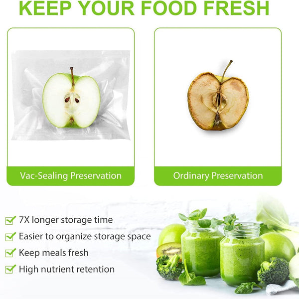 KOIOS Vacuum Sealer: 86Kpa Auto Food Sealer, Cutter, Pulse Function, Compact Design, VS6621