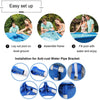 Portable Metal Frame Rectangular Swimming Pool - Easy Set Up for Family Fun