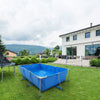 Portable Metal Frame Rectangular Swimming Pool - Easy Set Up for Family Fun