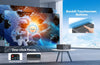 VACASSO Portable Outdoor Movie Projector 1080P 4K, WiFi, Bluetooth, Electric Focus, 500 ANSI, Touch Screen, Auto Vertical Keystone - 1 Year IPTV Subscription
