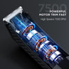 VACASSO Men's Electric Groin Hair Trimmer with LED Display - USB Recharge, Ceramic Blade, Light, Adjustable