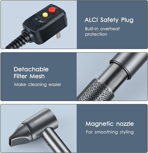 Ionic Hair Dryer | Professional Blow Dryer | Fast Drying | LED Display