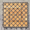 Devitco Interlocking Wooden Deck Tiles - Set of 10 Tiles with 6 Puzzle Slats Each