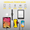 DBPOWER 800A Jump Starter: Portable Car Battery Booster (Up to 7.2L Gas, 5.5L Diesel) with Smart Charging Port - 18000mAh