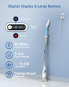 VEWIOR Electric Spin Scrubber: Cordless with Display, 2 Speeds, 5 Brushes