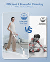 VEWIOR Electric Spin Scrubber: Cordless with Display, 2 Speeds, 5 Brushes